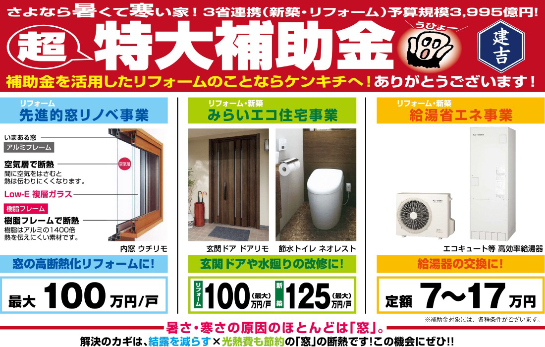 リフォーム補助金